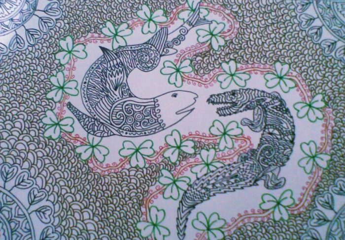 Detail Sketsa Batik Hewan Nomer 42