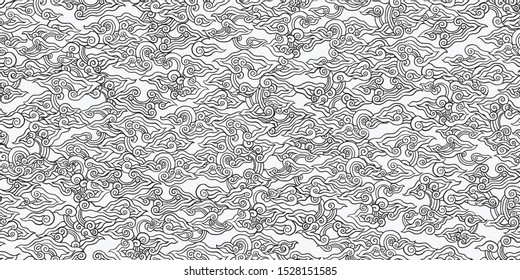 Detail Sketsa Batik Mega Mendung Nomer 42
