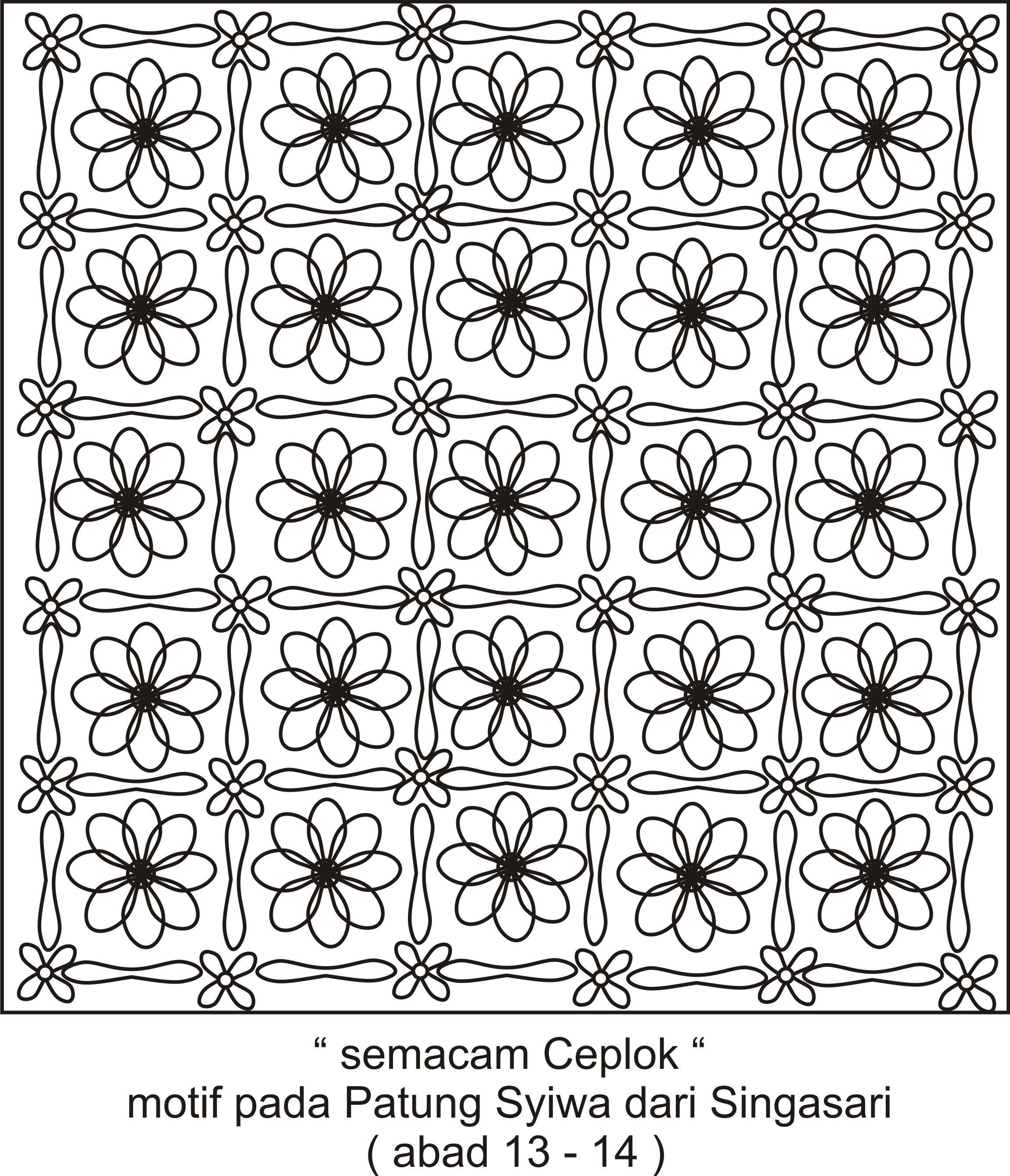 Detail Sketsa Batik Termudah Nomer 25