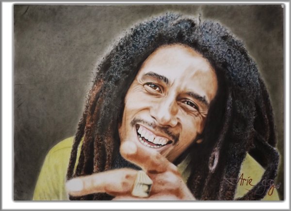 Detail Sketsa Bob Marley Nomer 26