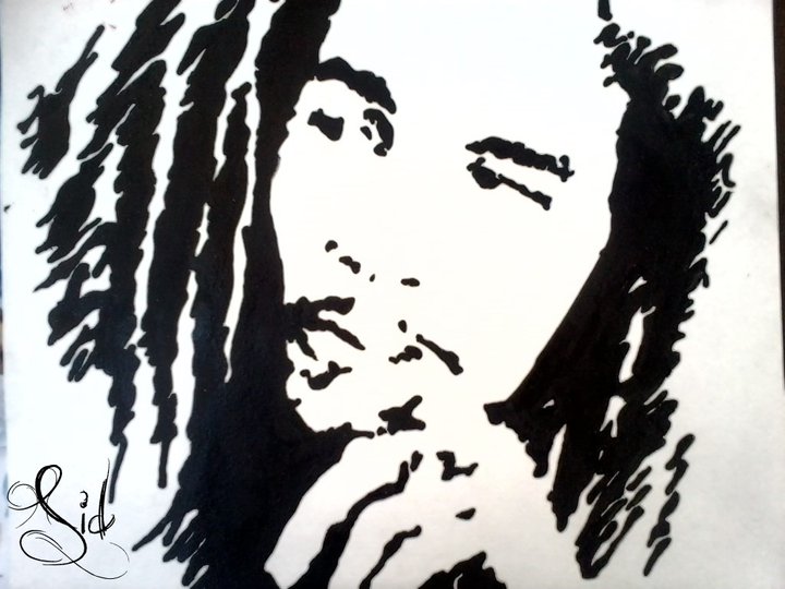 Detail Sketsa Bob Marley Nomer 31