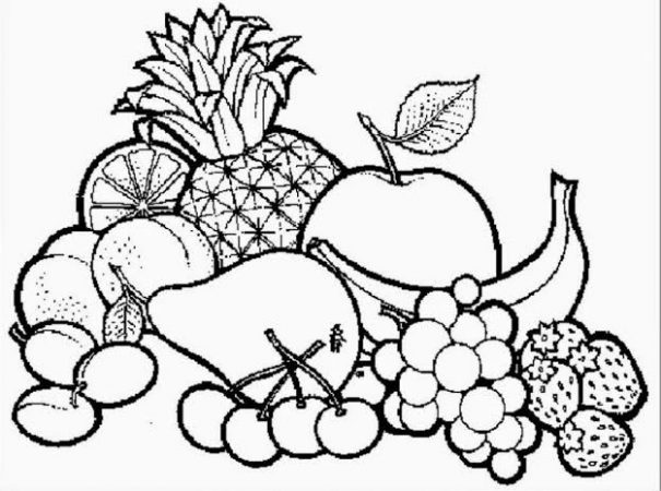 Detail Sketsa Buah Buahan Dalam Keranjang Nomer 16