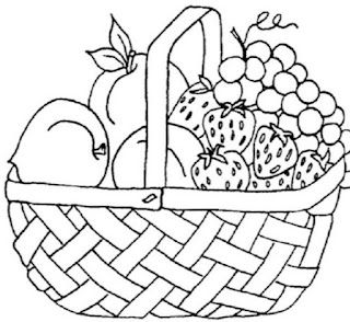 Detail Sketsa Buah Buahan Dalam Keranjang Nomer 18