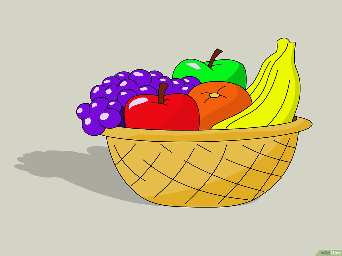 Detail Sketsa Buah Buahan Dalam Keranjang Nomer 3