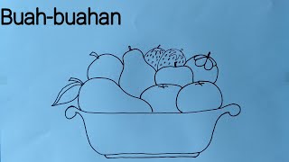 Detail Sketsa Buah Buahan Dalam Keranjang Nomer 27