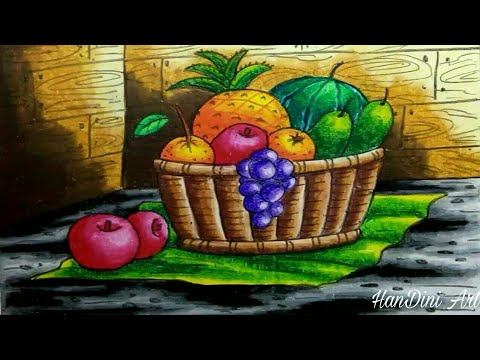 Detail Sketsa Buah Buahan Dalam Keranjang Nomer 28
