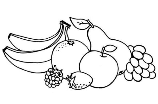 Detail Sketsa Buah Buahan Dalam Keranjang Nomer 36