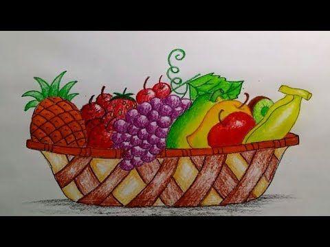Detail Sketsa Buah Buahan Dalam Keranjang Nomer 38