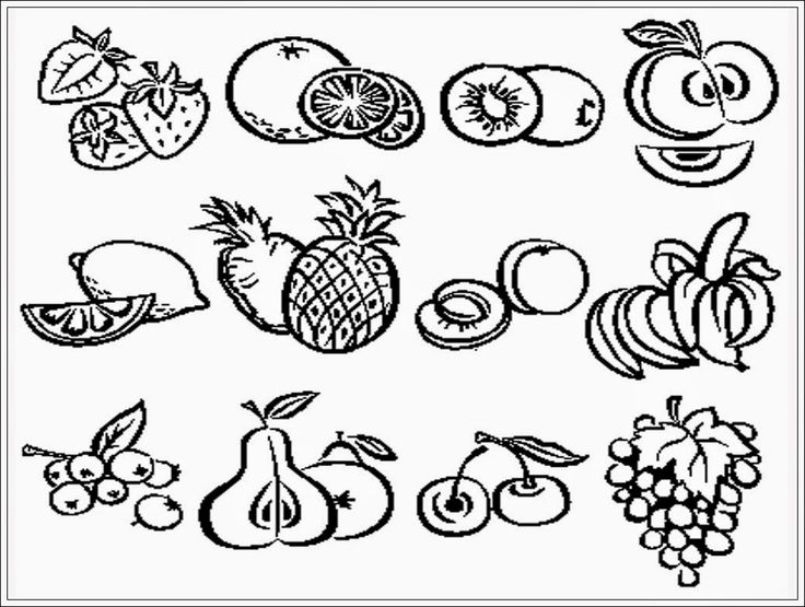 Detail Sketsa Buah Buahan Dalam Keranjang Nomer 44