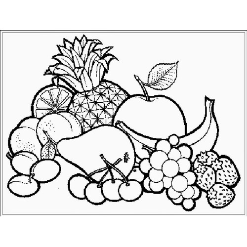 Detail Sketsa Buah Buahan Dalam Keranjang Nomer 46