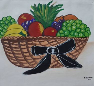 Detail Sketsa Buah Buahan Dalam Keranjang Nomer 57