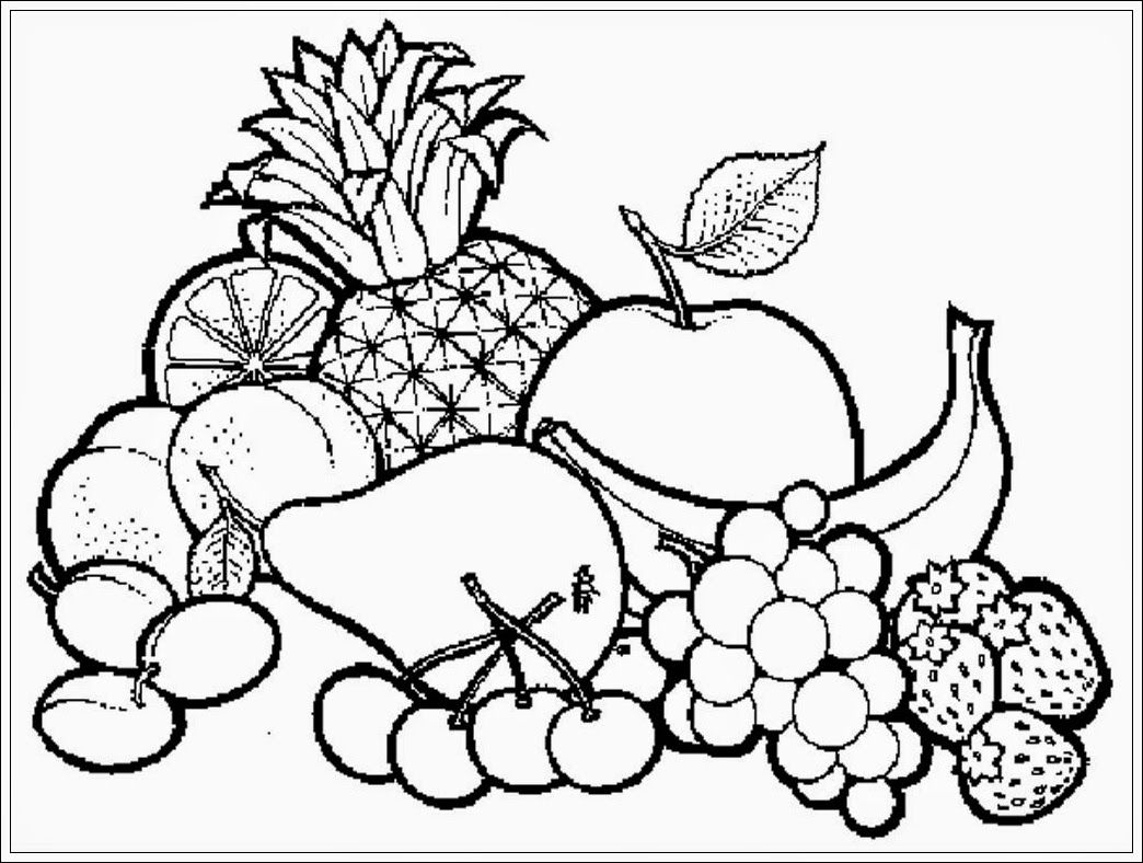 Detail Sketsa Buah Buahan Dalam Keranjang Nomer 7