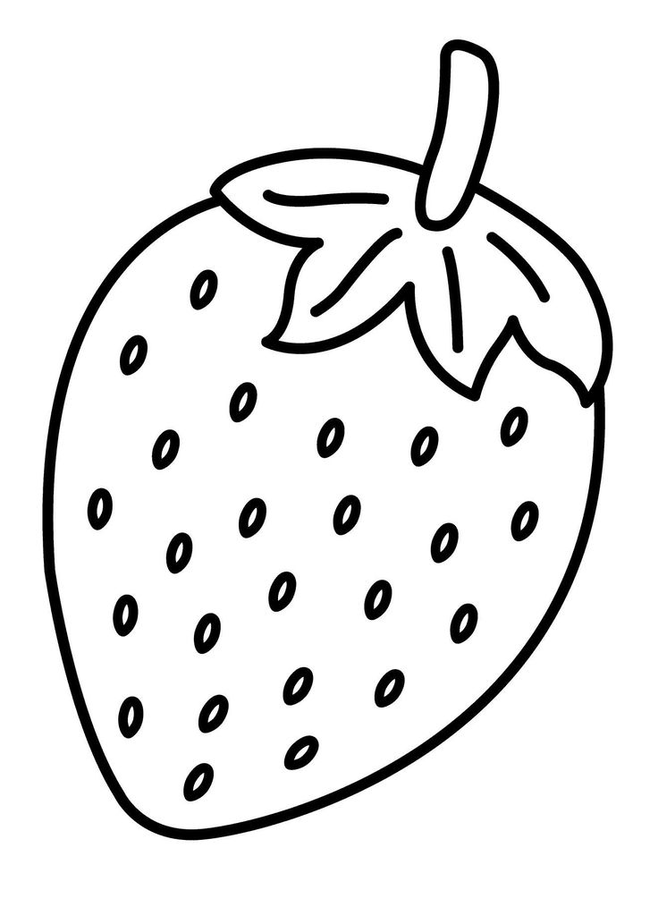 Detail Sketsa Buah Strawberry Nomer 3