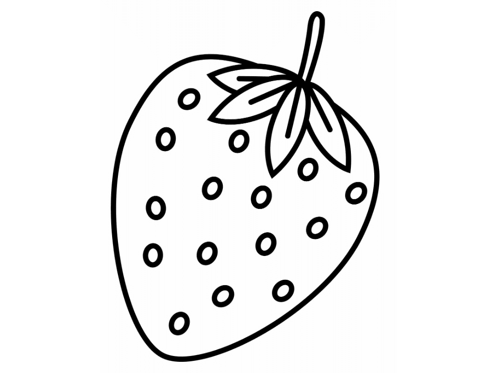 Detail Sketsa Buah Strawberry Nomer 9