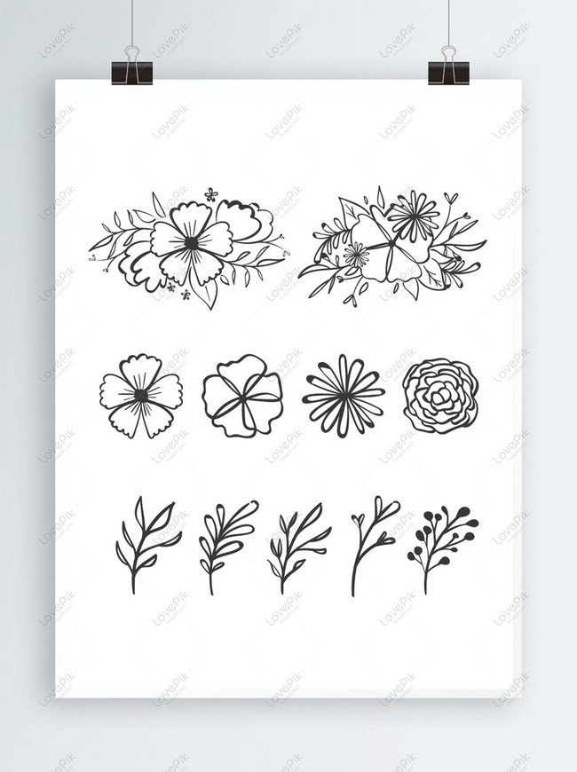 Detail Sketsa Bunga Gambar Tangan Nomer 27