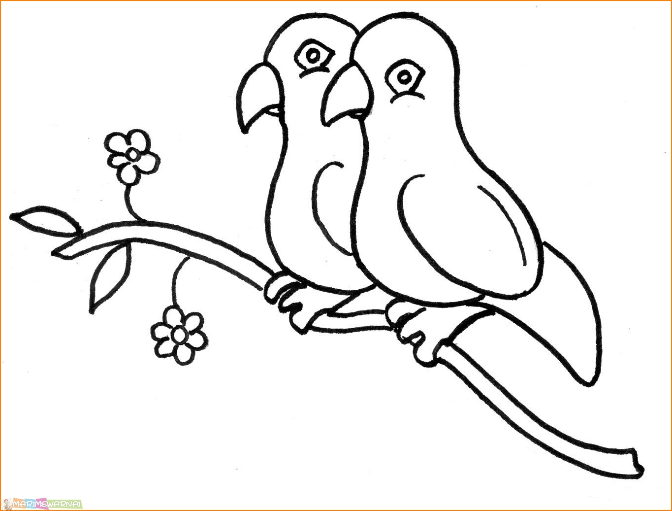 Detail Sketsa Burung Pipit Nomer 27