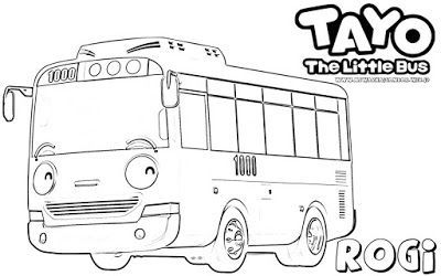 Detail Sketsa Bus Tayo Nomer 4