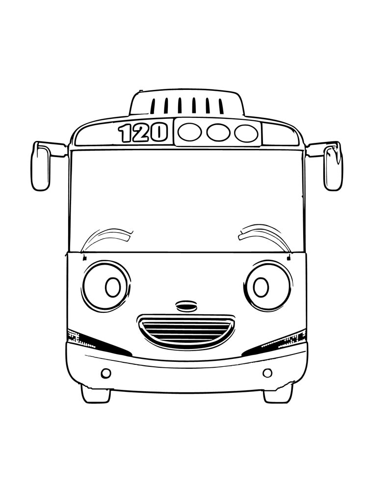 Detail Sketsa Bus Tayo Nomer 6