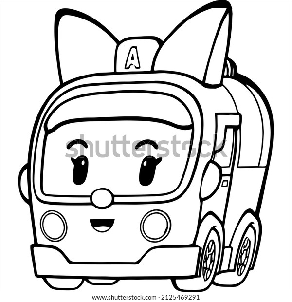 Detail Sketsa Bus Tayo Nomer 53