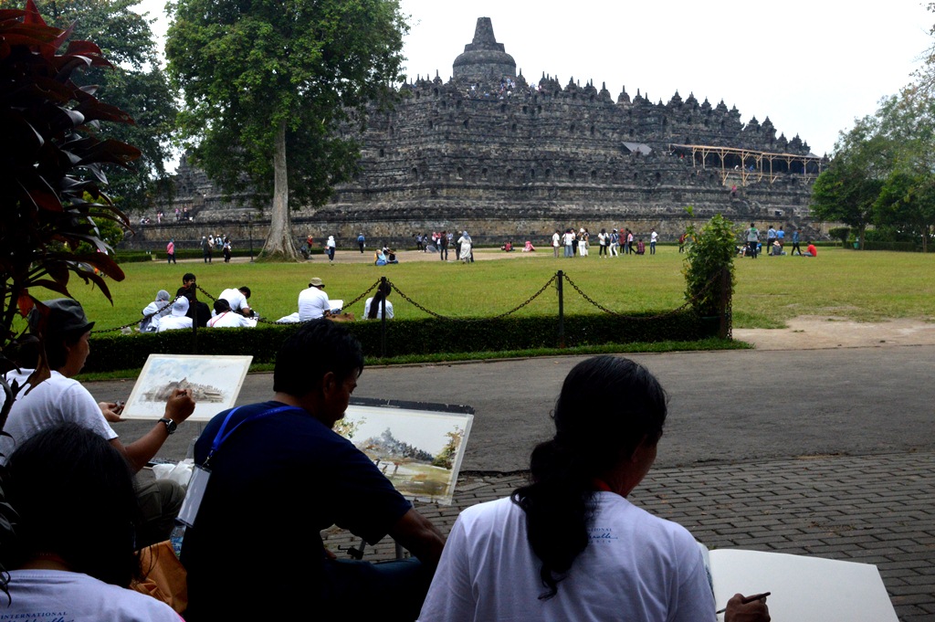 Detail Sketsa Candi Borobudur Nomer 33