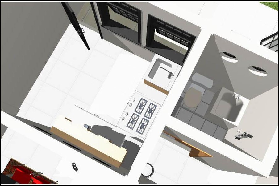 Detail Sketsa Dapur Dan Kamar Mandi Nomer 37