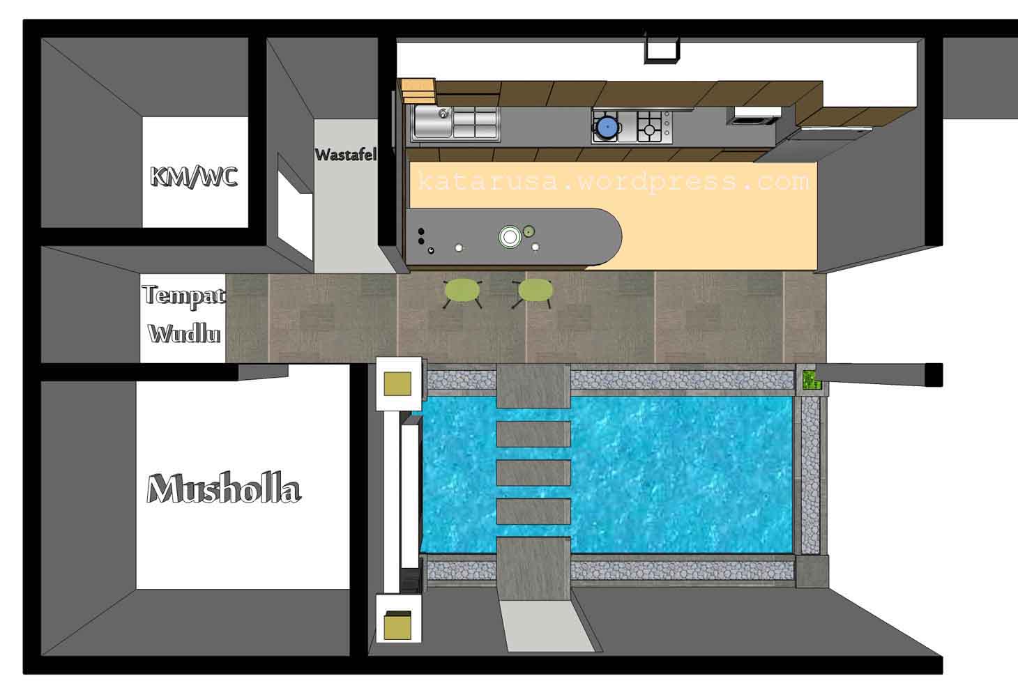 Detail Sketsa Dapur Dan Kamar Mandi Nomer 39