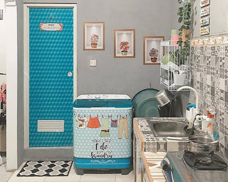 Detail Sketsa Dapur Dan Kamar Mandi Nomer 7