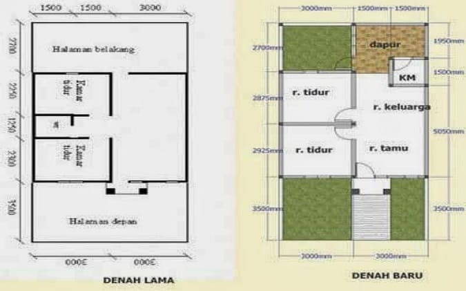 Detail Sketsa Denah Rumah Nomer 22