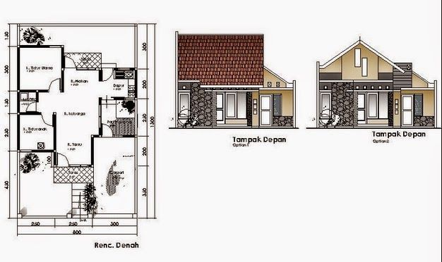 Detail Sketsa Denah Rumah Nomer 24