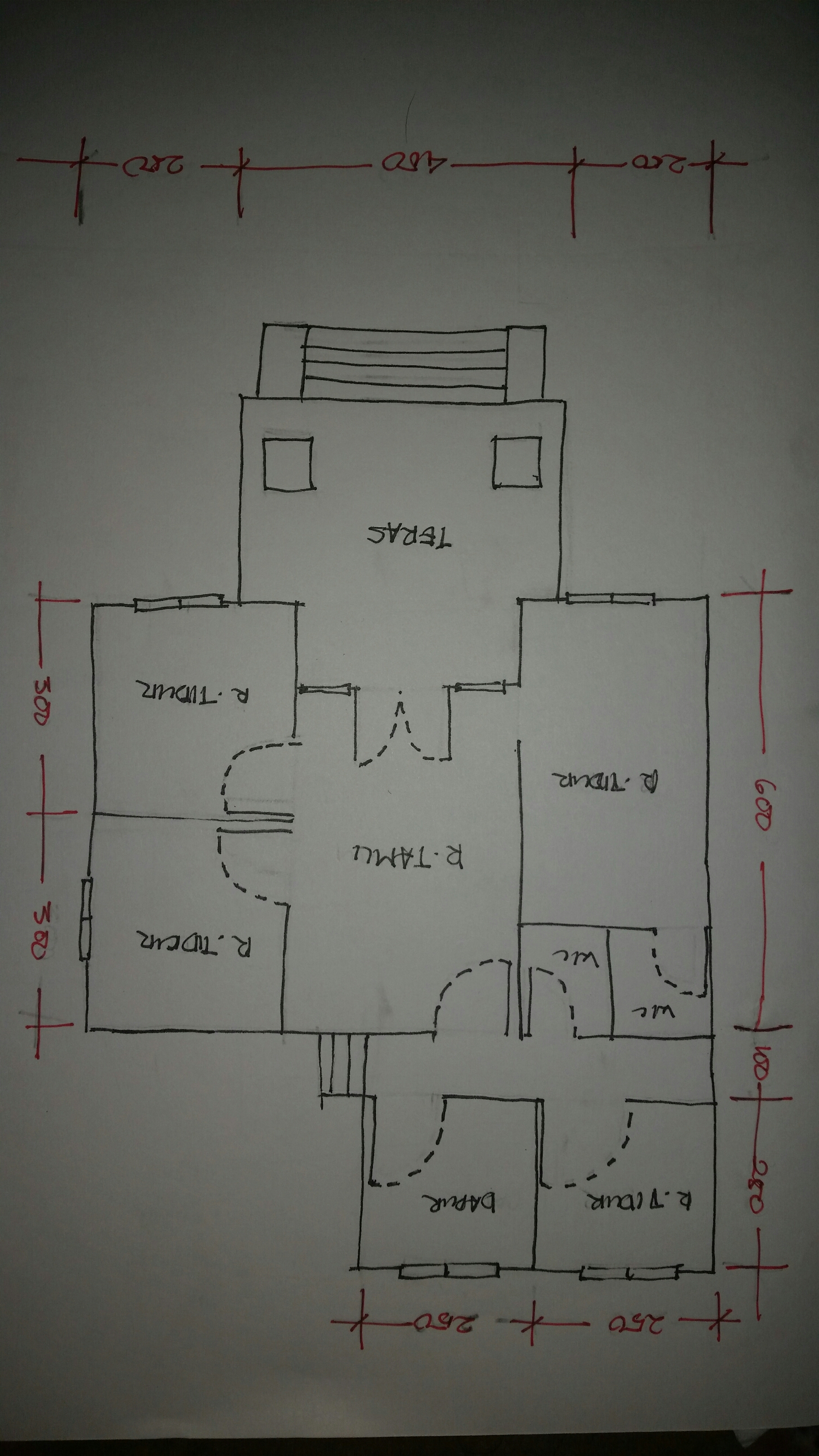 Detail Sketsa Denah Rumah Nomer 7