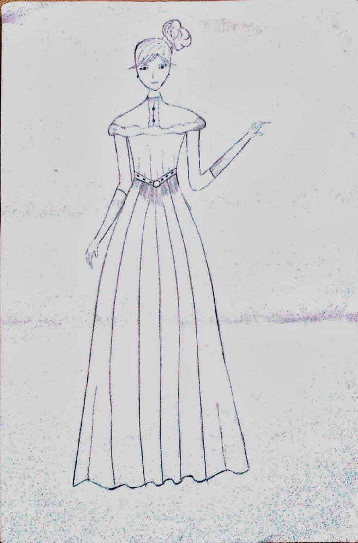Sketsa Desain Baju Wanita Lengan Panjang - KibrisPDR