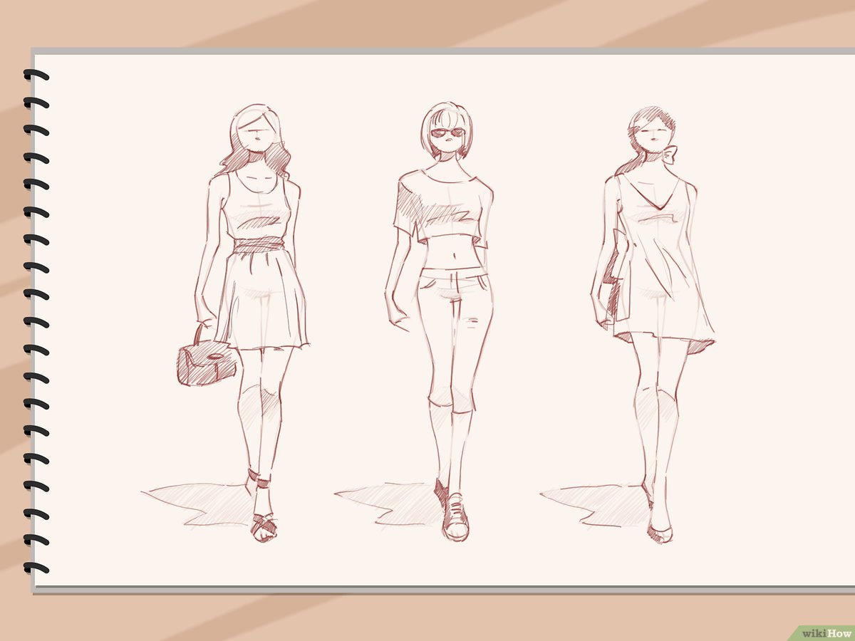 Detail Sketsa Desain Gaun Nomer 37