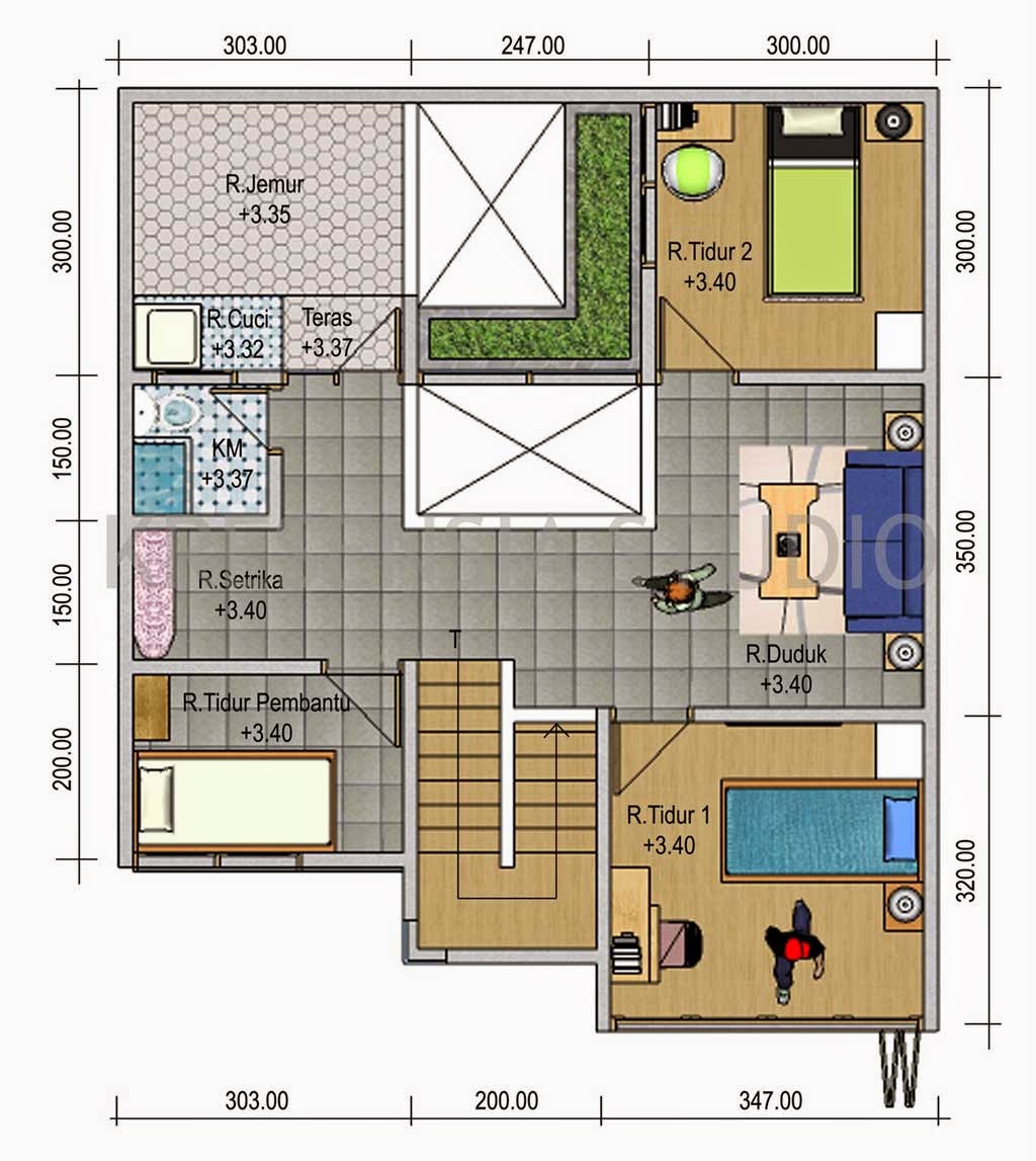 Detail Sketsa Desain Interior Rumah Nomer 52