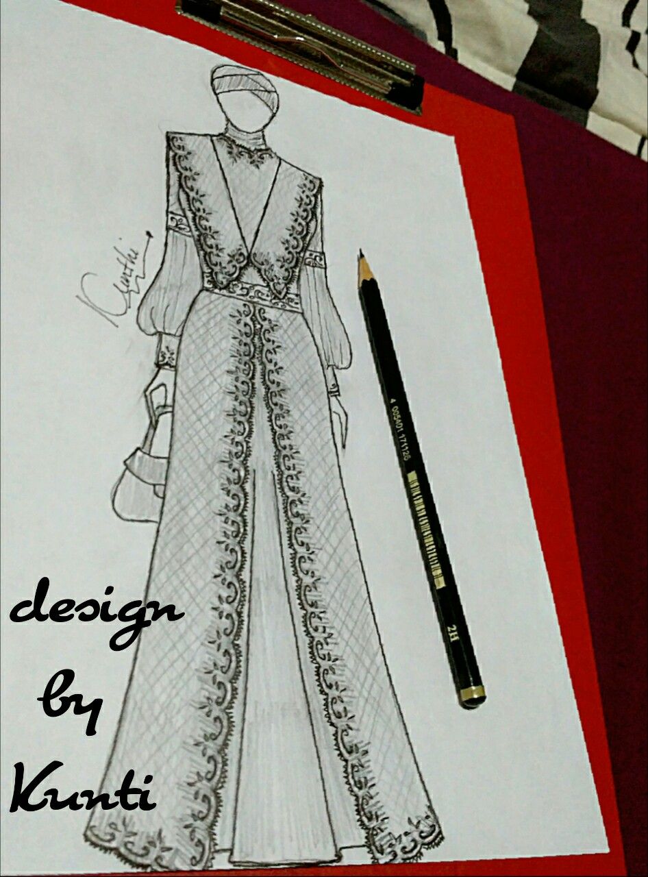 Detail Sketsa Design Baju Nomer 51