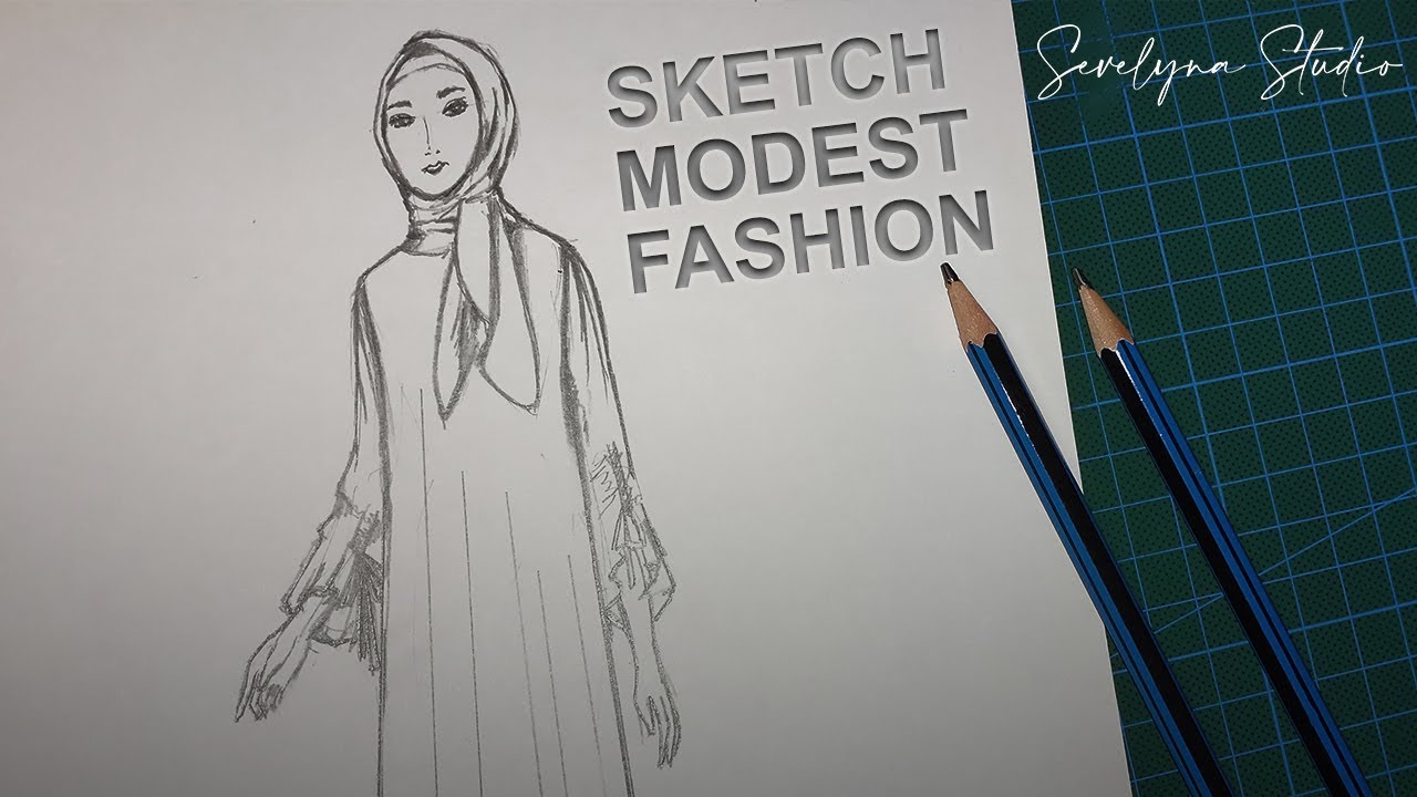 Detail Sketsa Design Baju Nomer 53