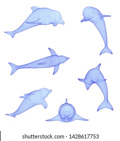 Detail Sketsa Dolphin Nomer 40