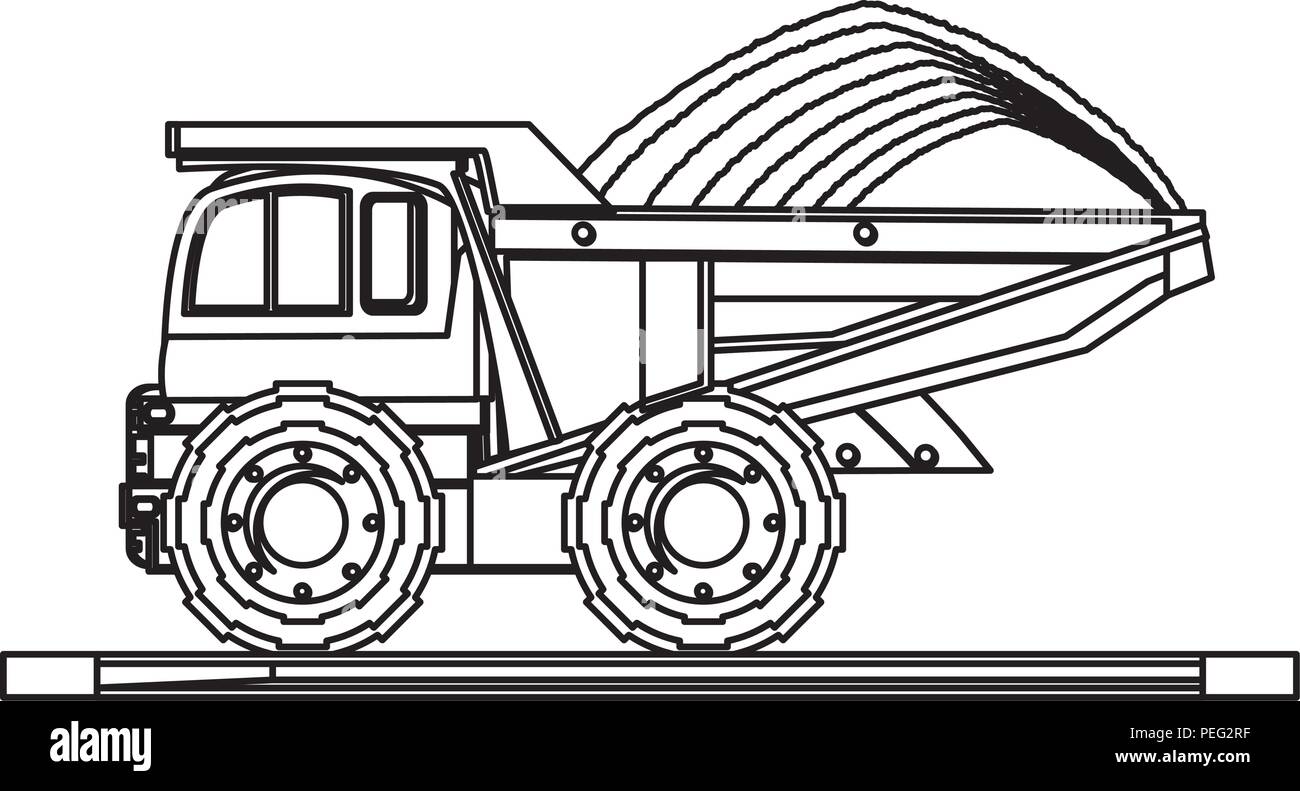 Detail Sketsa Dump Truck Nomer 20