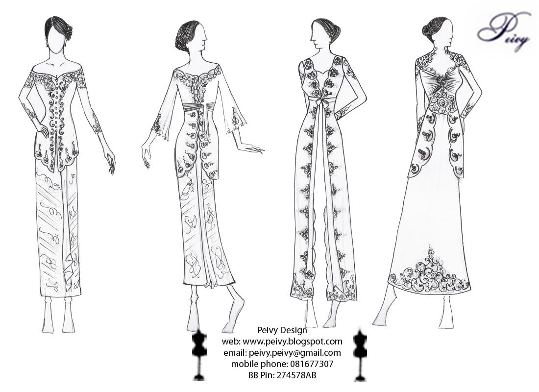 Detail Sketsa Fashion Design Nomer 15