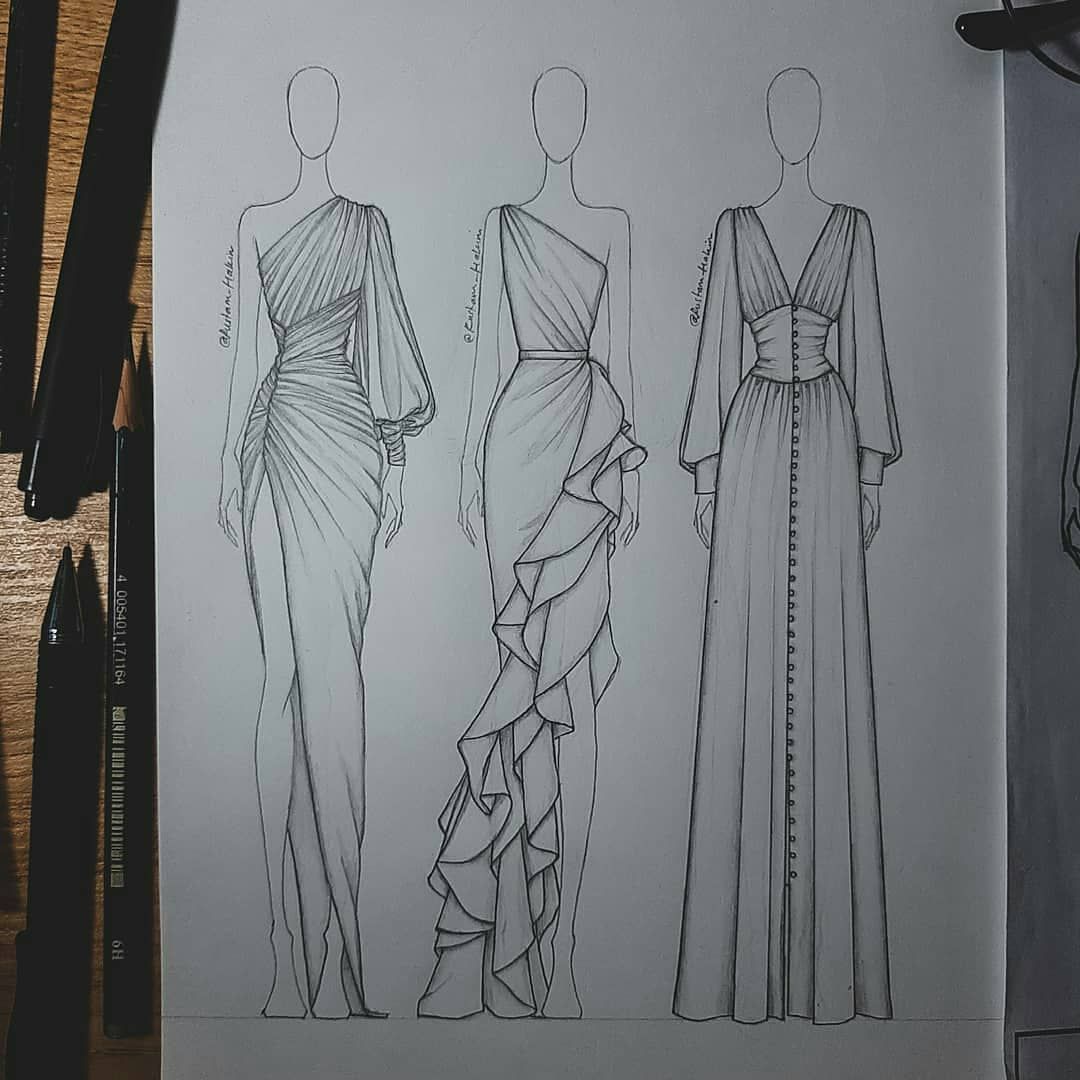 Detail Sketsa Fashion Design Nomer 3