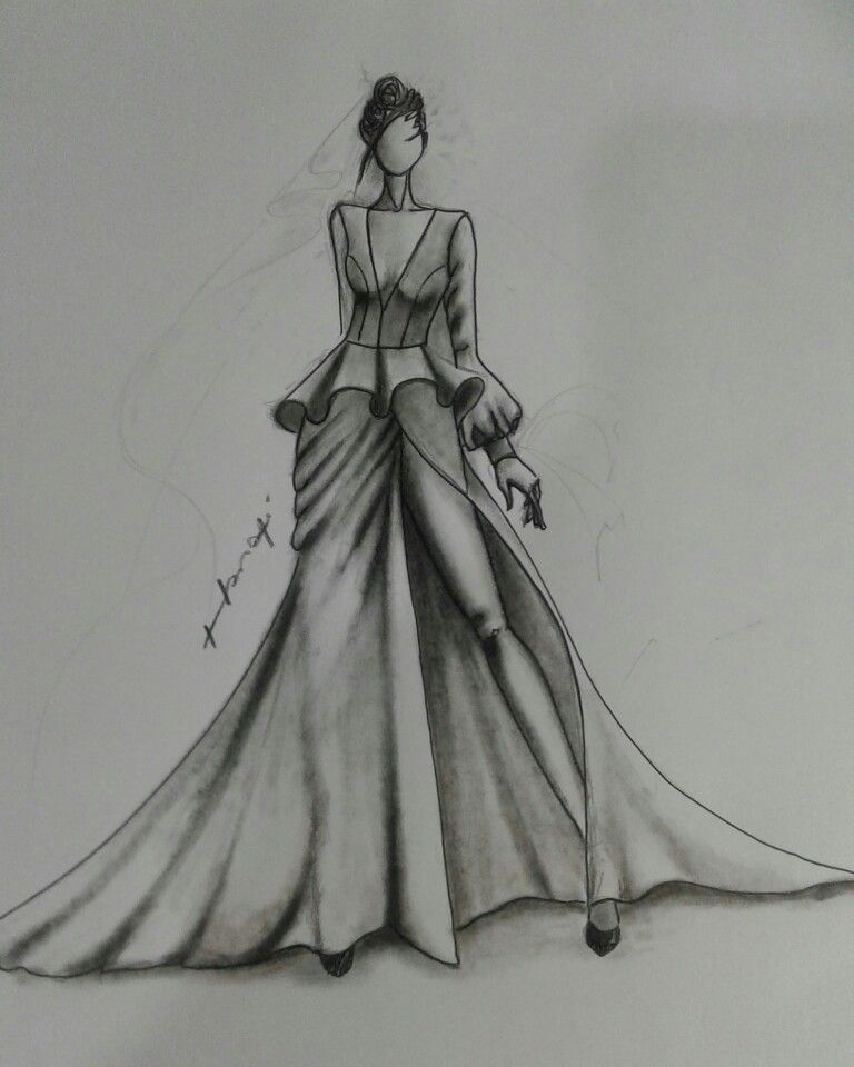 Detail Sketsa Fashion Design Nomer 8