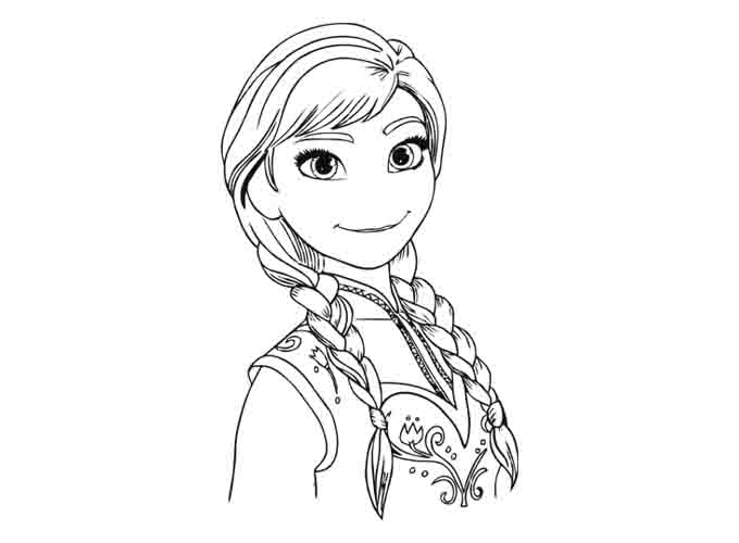 Detail Sketsa Frozen Mewarnai Nomer 14