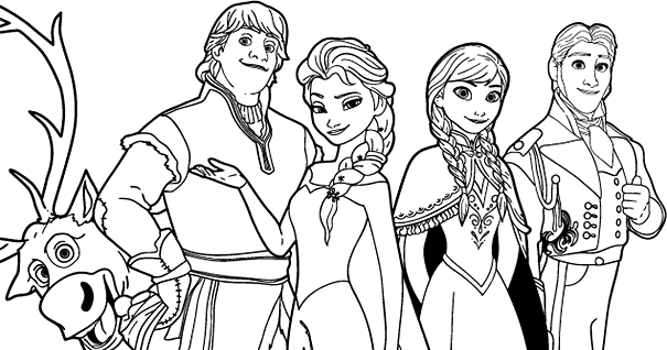 Detail Sketsa Frozen Mewarnai Nomer 16