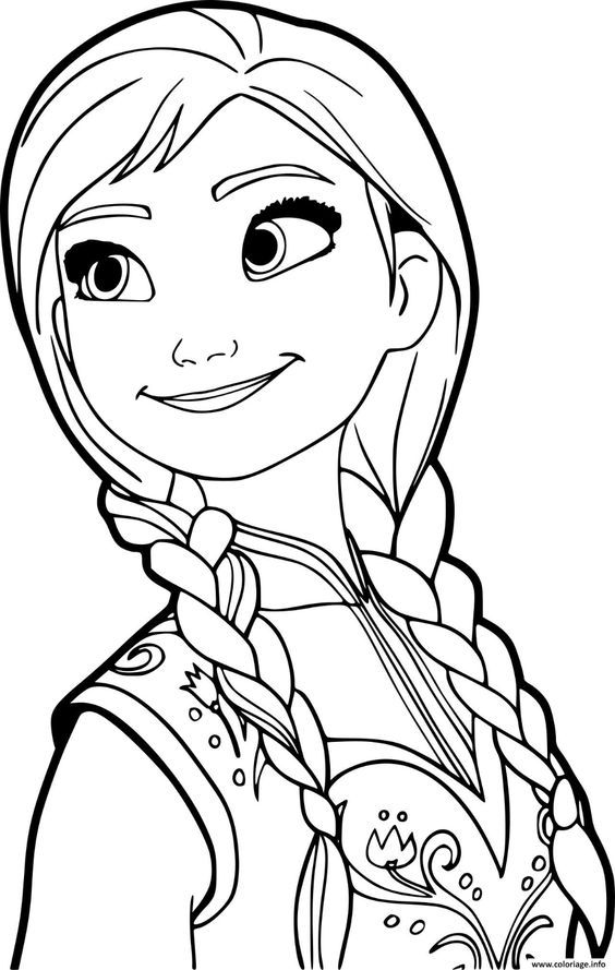 Detail Sketsa Frozen Mewarnai Nomer 19