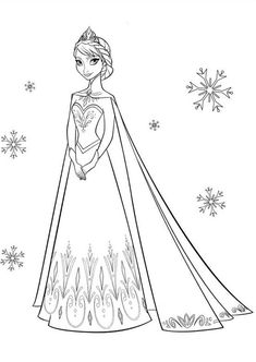 Detail Sketsa Frozen Mewarnai Nomer 20
