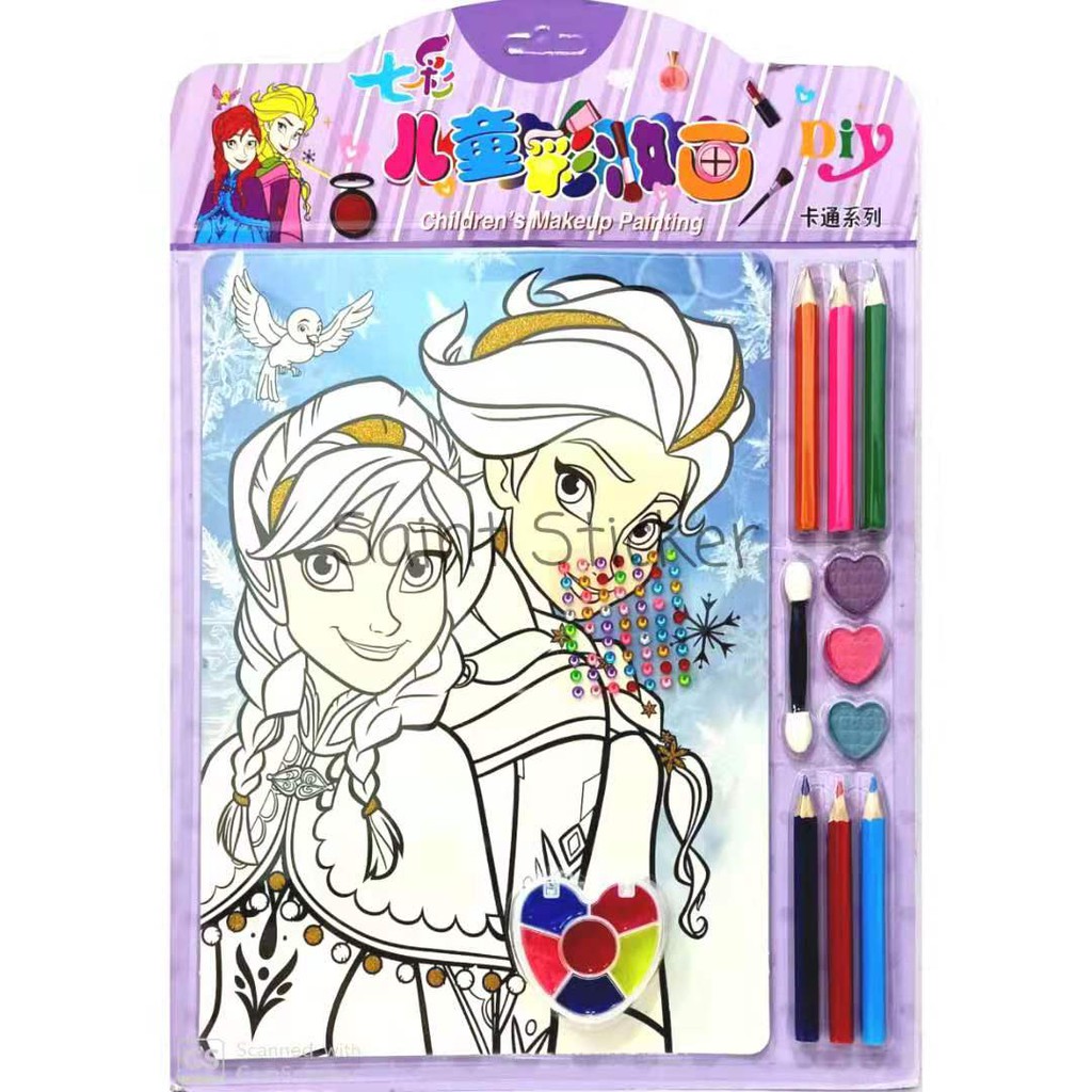 Detail Sketsa Frozen Mewarnai Nomer 23