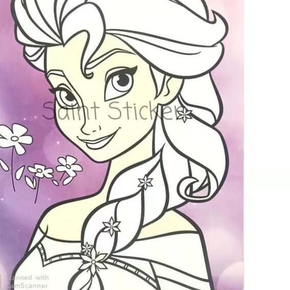 Detail Sketsa Frozen Mewarnai Nomer 29