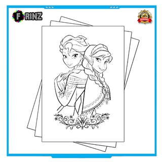 Detail Sketsa Frozen Mewarnai Nomer 34