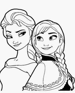 Detail Sketsa Frozen Mewarnai Nomer 39