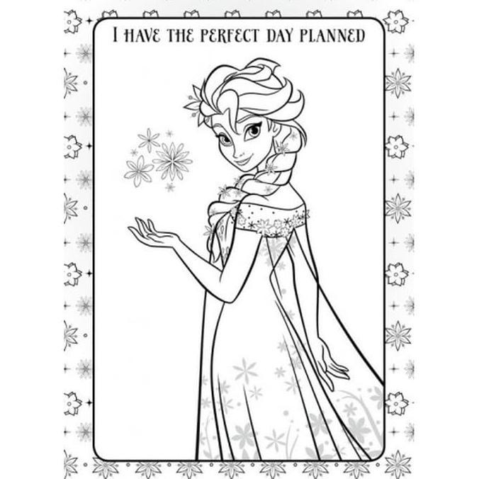 Detail Sketsa Frozen Mewarnai Nomer 43