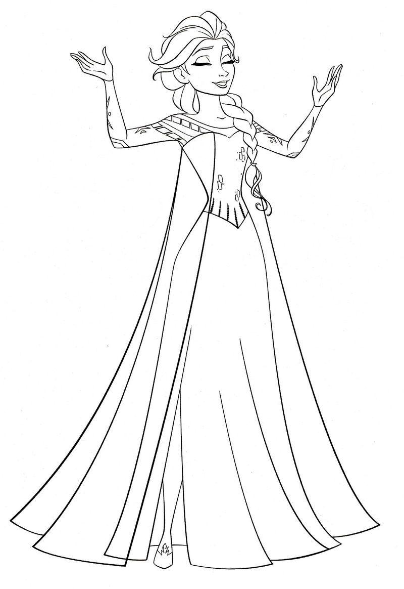 Detail Sketsa Frozen Mewarnai Nomer 45